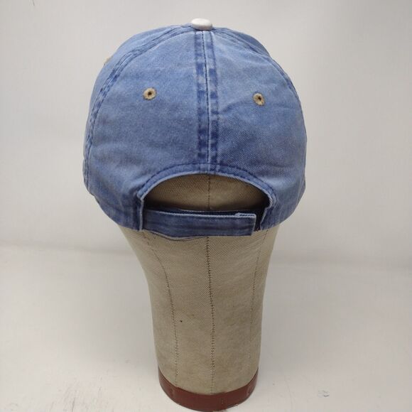 Orange Beach Alabama Mens Strapback Hat Blue Adjustable Embroidered Logo - Picture 7 of 11